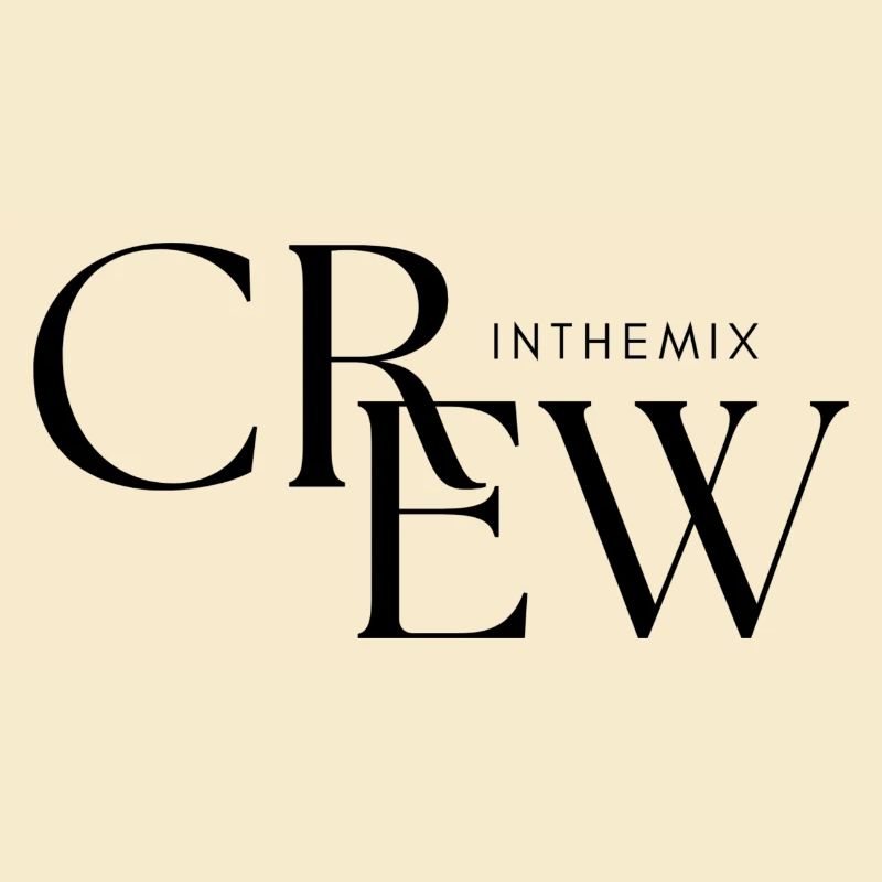 Crewlogo in Schwarz