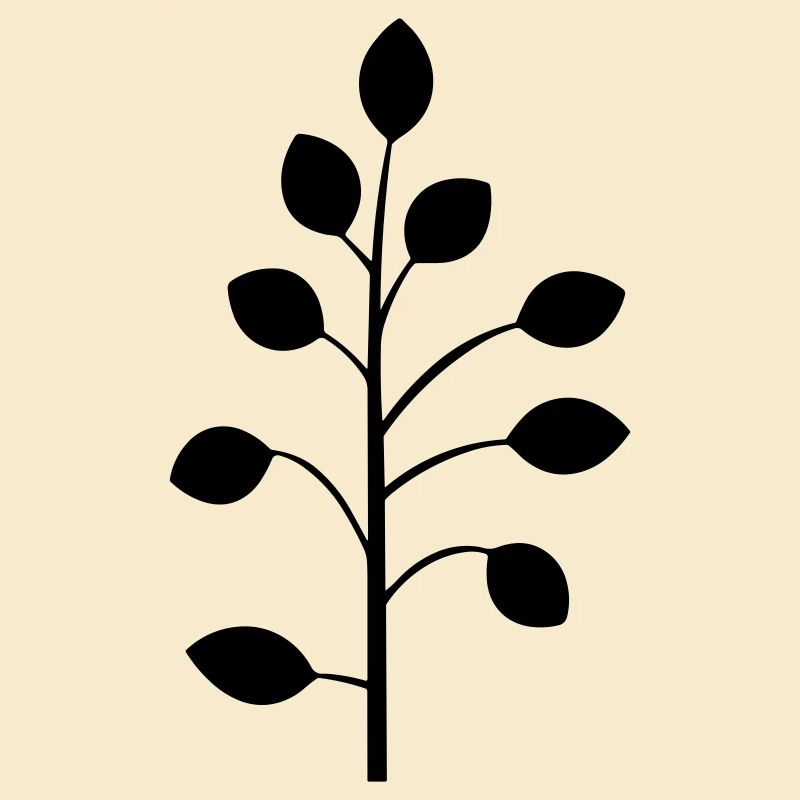 Fleur avec tige