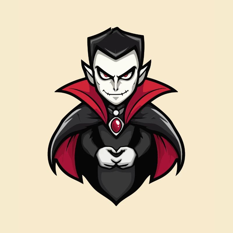 Vampire Halloween Comic