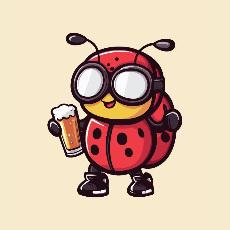 Bière de ski Ladybug