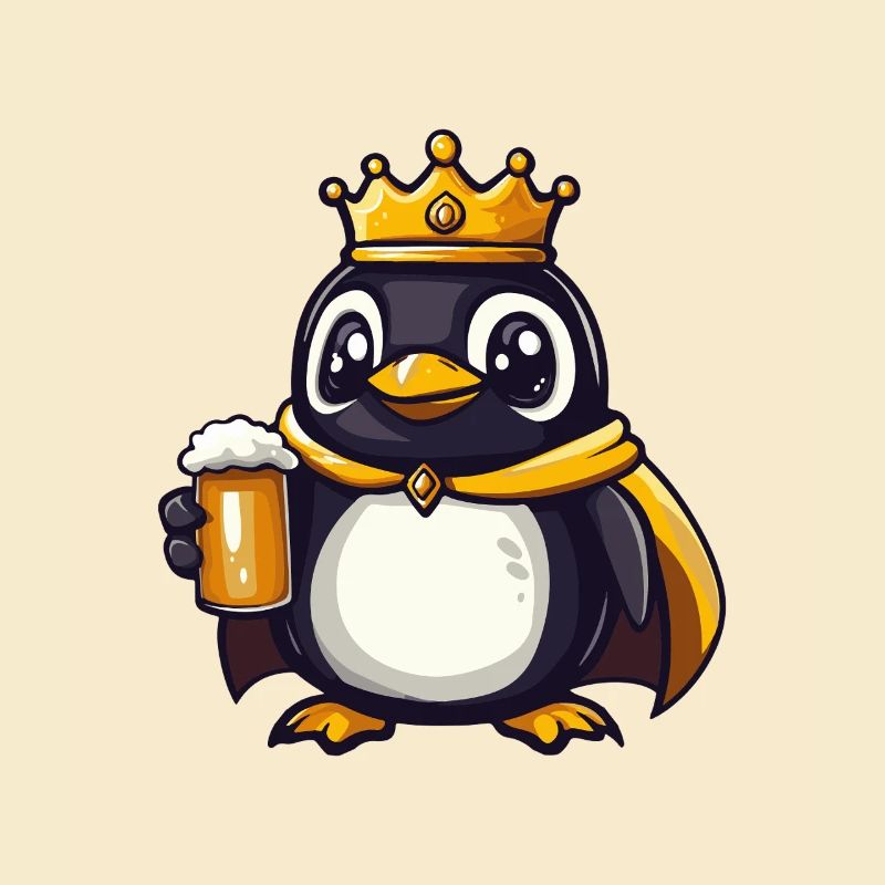 Penguin Beer Funny