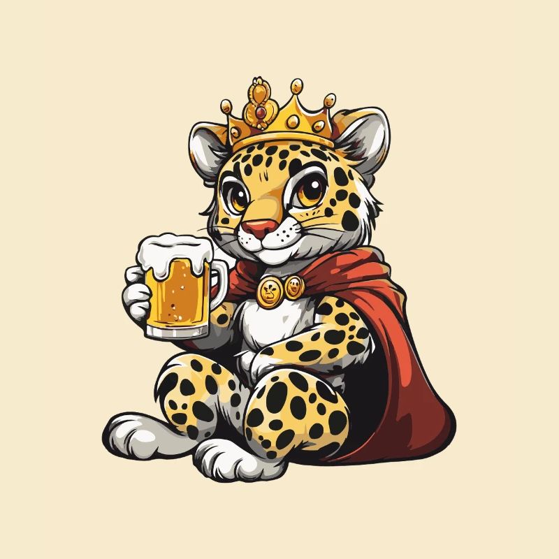 Leopard Beer Funny