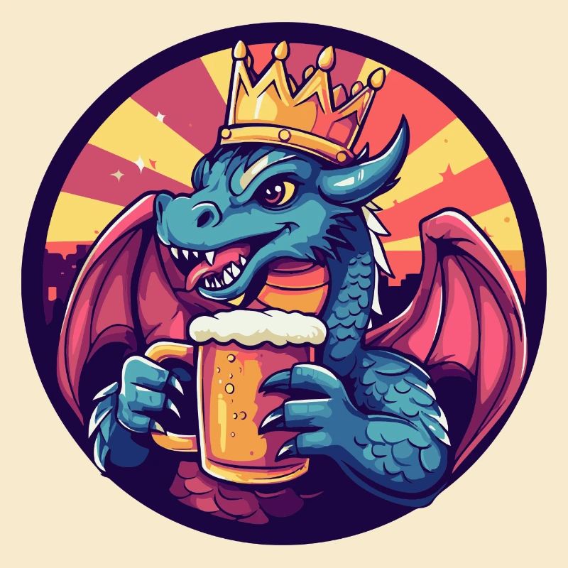 Drache Bier Comic