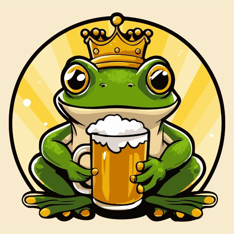 Frosch Bier Comic