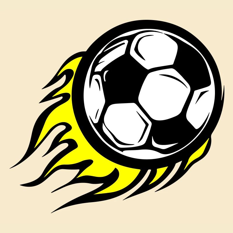 Fussball Symbol Feuer