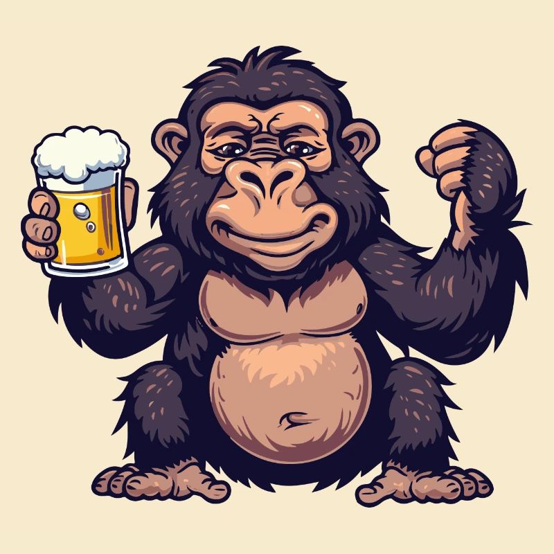 Gorilla Bier Comic Party