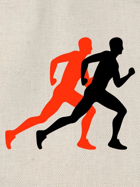 Running Marathon Man Icon