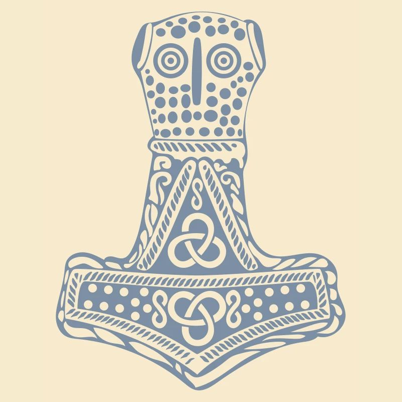 Thor Hammer Mjöllnir Mjǫllnir Malmer Blitz Dorn