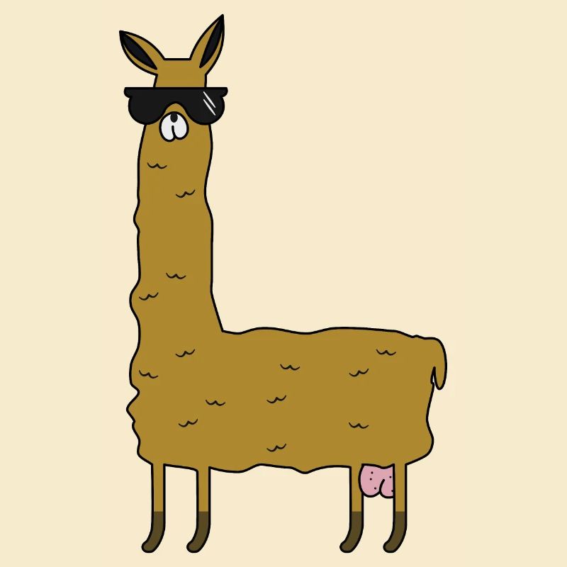 Lama mit Extras