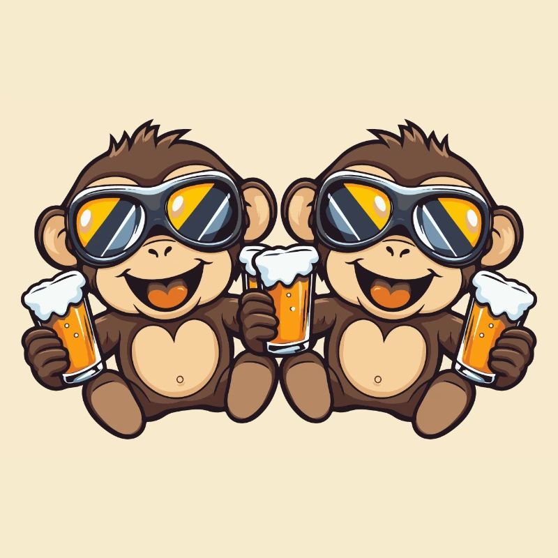 Monkey Ski Team Beer