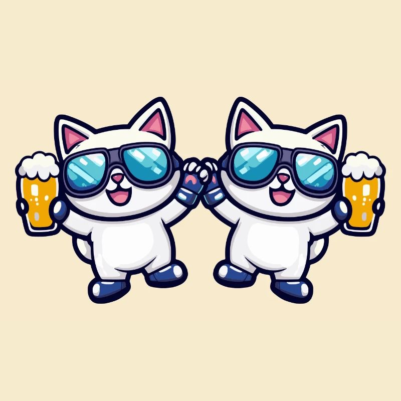 Cat Ski Team Beer