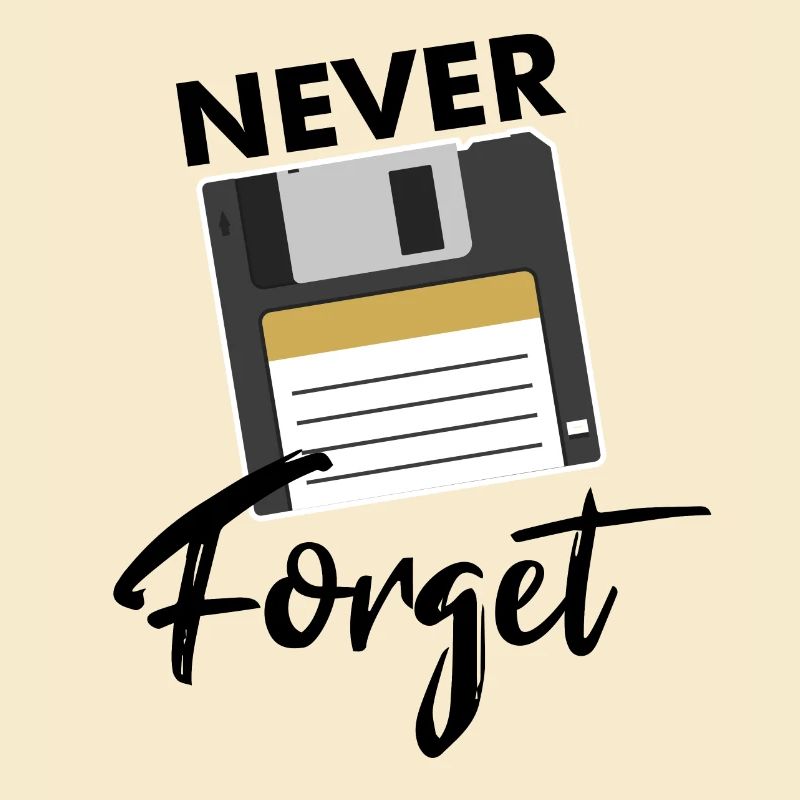 Nerd Nerds Diskette Spruch