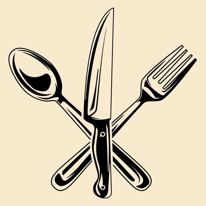 besteck symbol messer gabel löffel