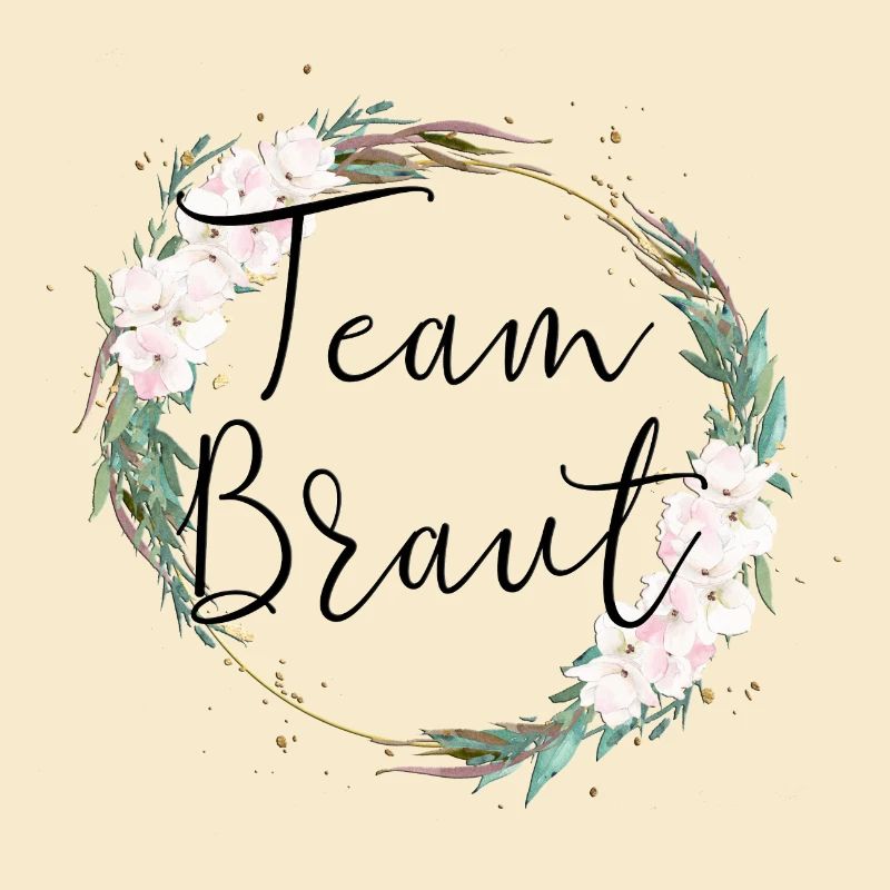 Team Braut Boho Beachy Blumen Kreis