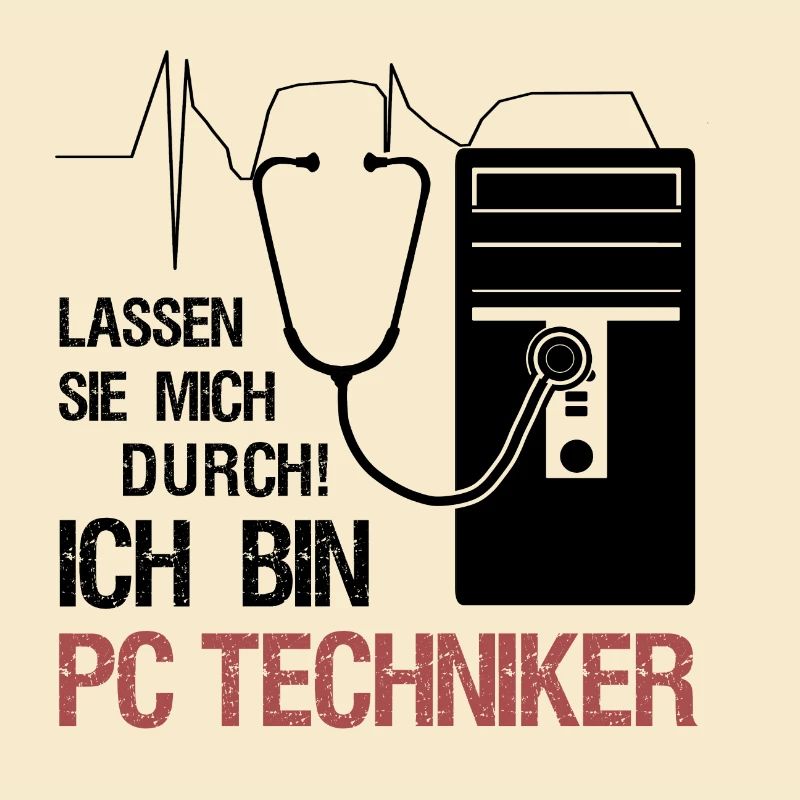 PC Techniker Stetoskop IT Systemtechniker Geschenk