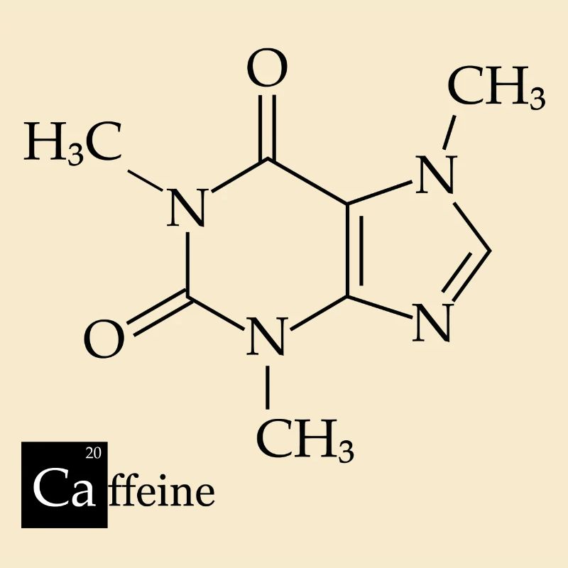 Caffeine structural formula