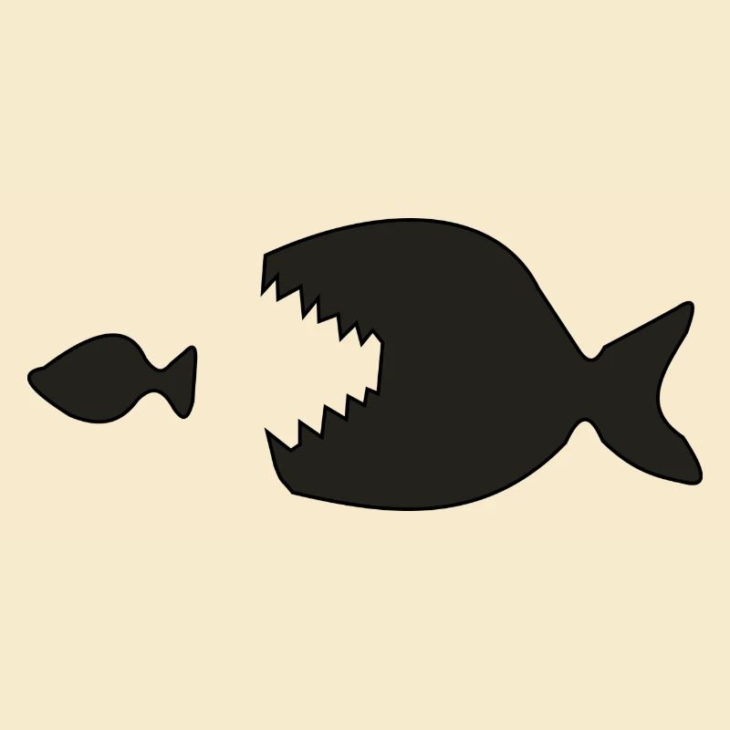 Fish eats other fish