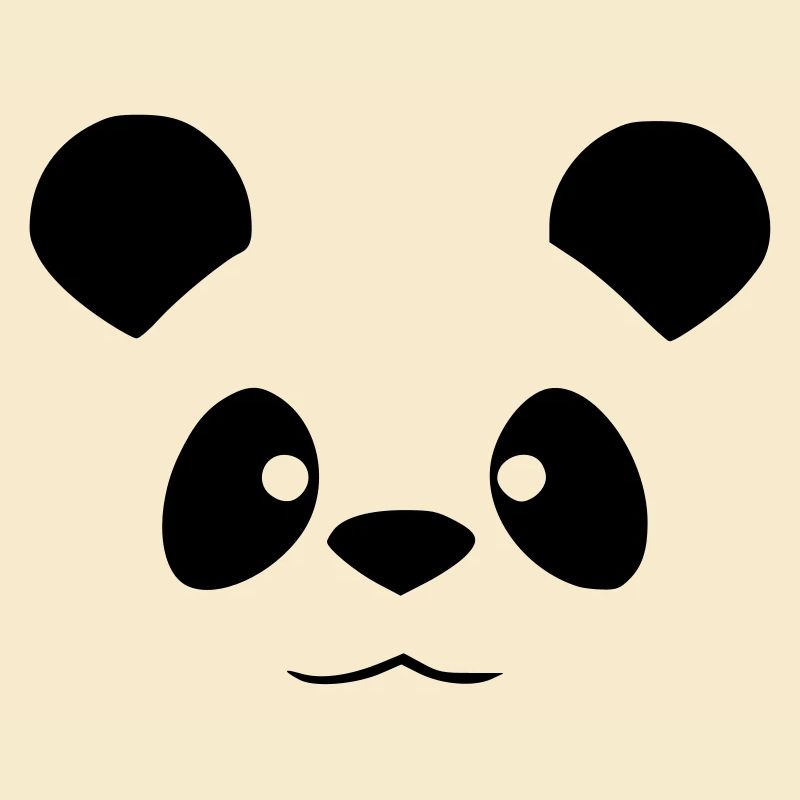 Panda mignon - conception animale drôle