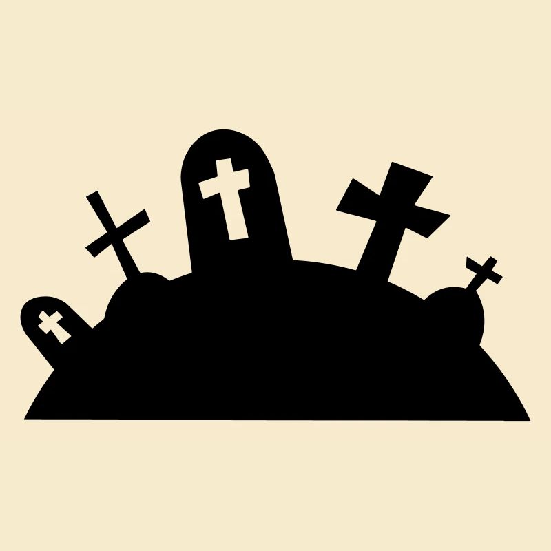 Gräber Friedhof Halloween / graveyard graves