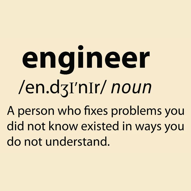 Engineer Funny Dictionary Definition