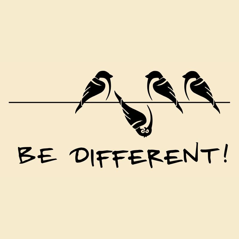 Sparrow bird be different Be different cool gift