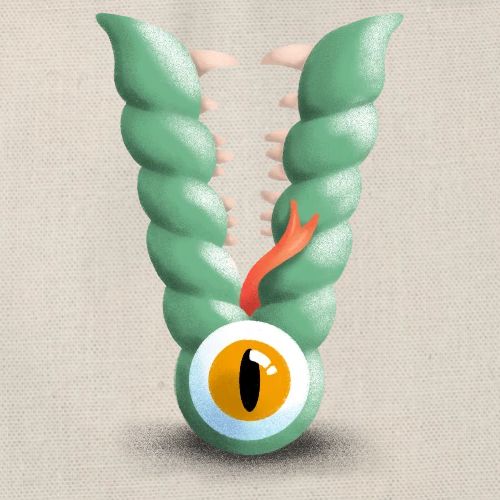 Buchstabe V - Turnbeutel