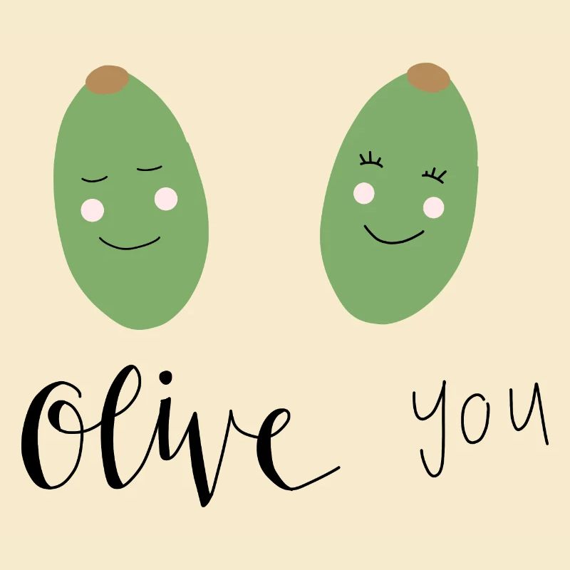 Olive Handlettering Saying