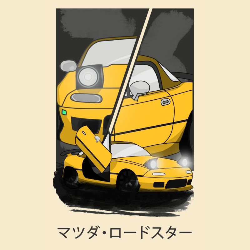 CAR COMIC SUNRISE