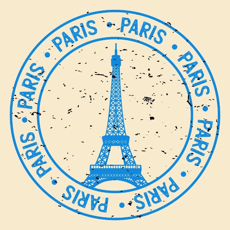Paris emblem Eiffel tower