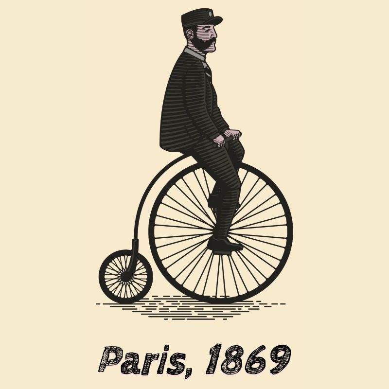 Penny Farthing Paris 1869