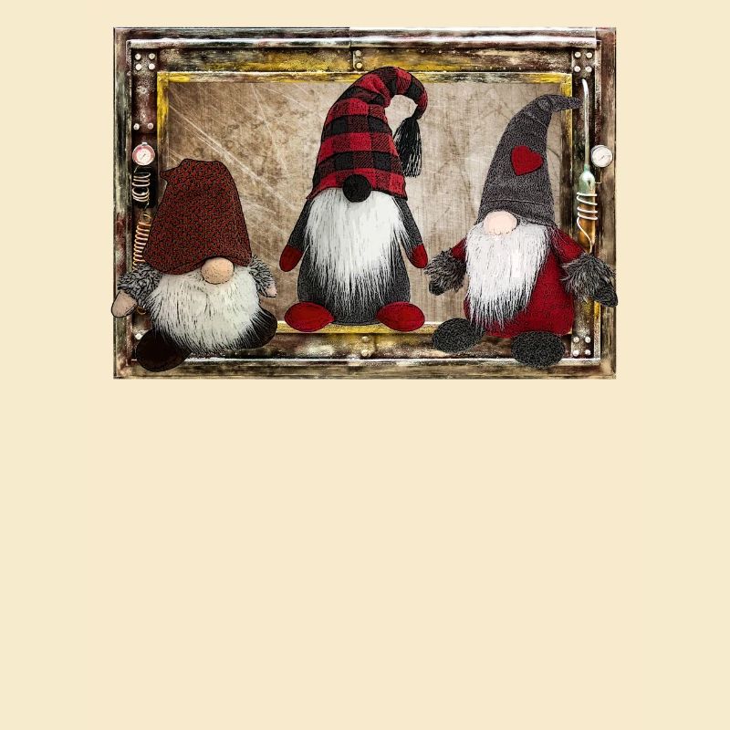 Weihnachtsgnom-Szene