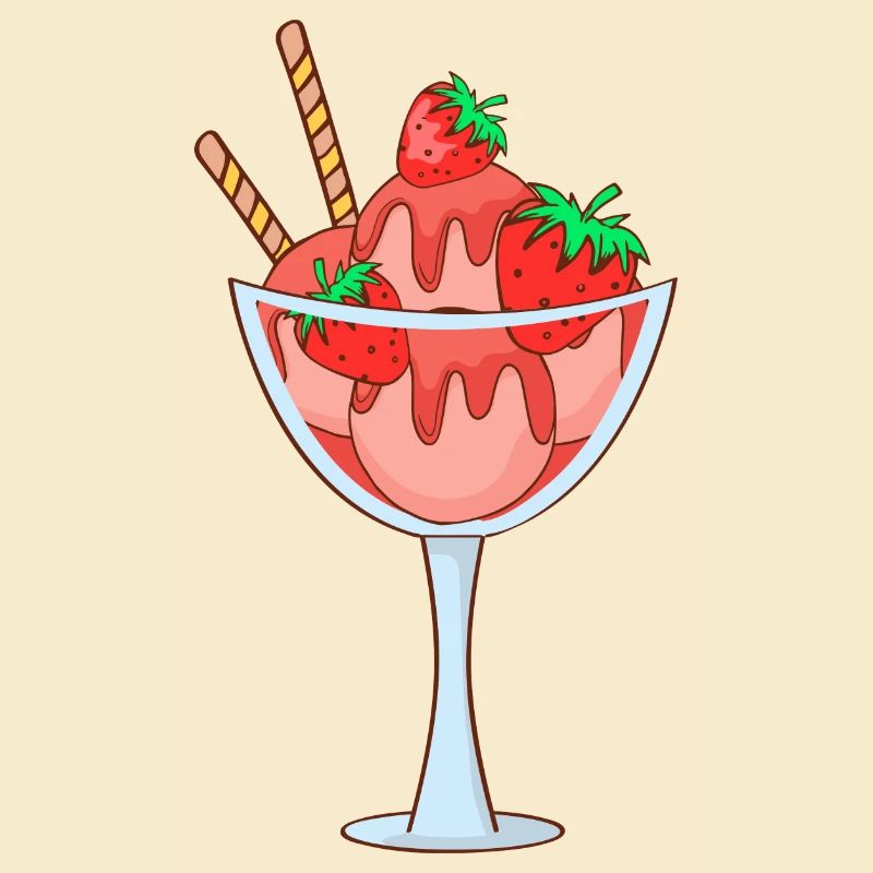 Eis Speiseeis Eiskrem Eiscreme Kugeleis Eisbecher