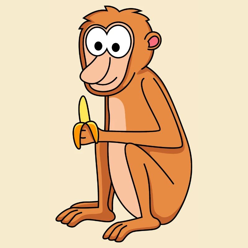Monkey comic animal