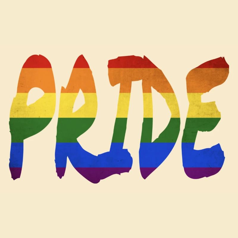 Lettrage LGBT+ Pride