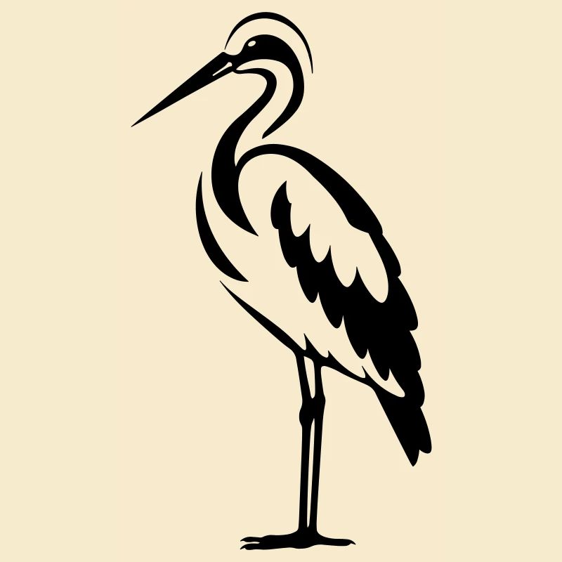 Simple Little Stork
