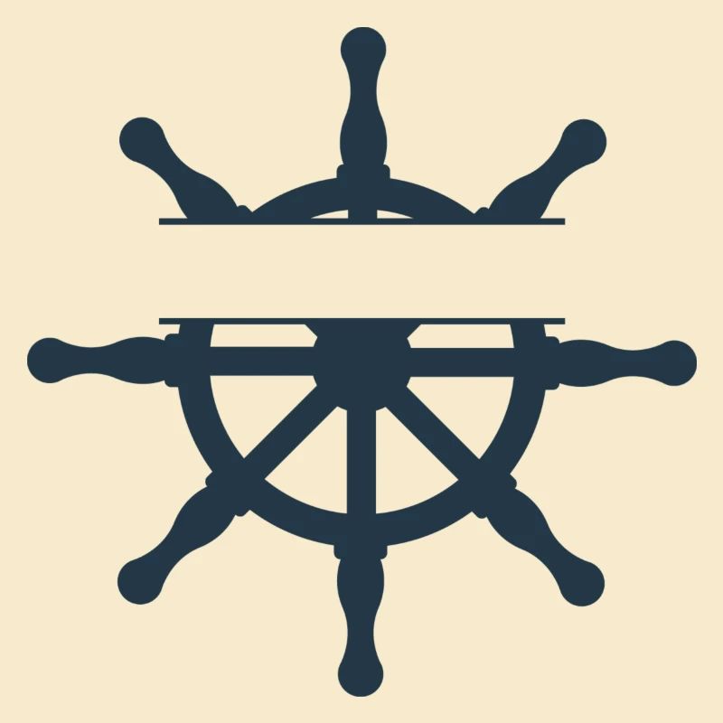 Steering wheel ship with text field