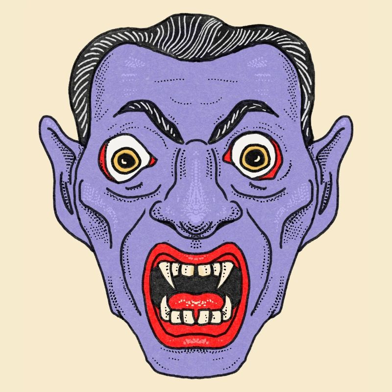 Vampire Devil Face