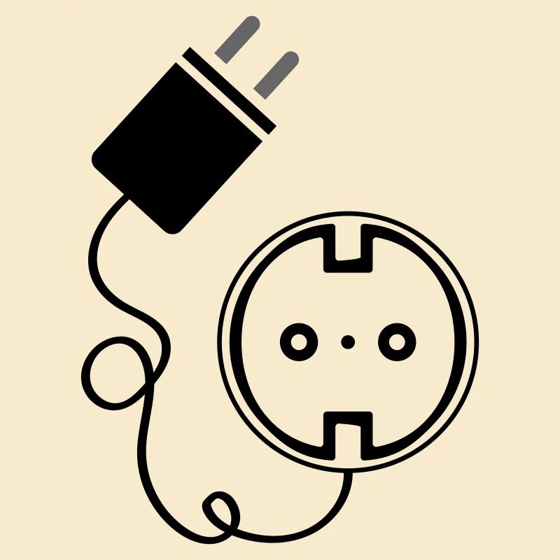 Steckdose Icon Strom