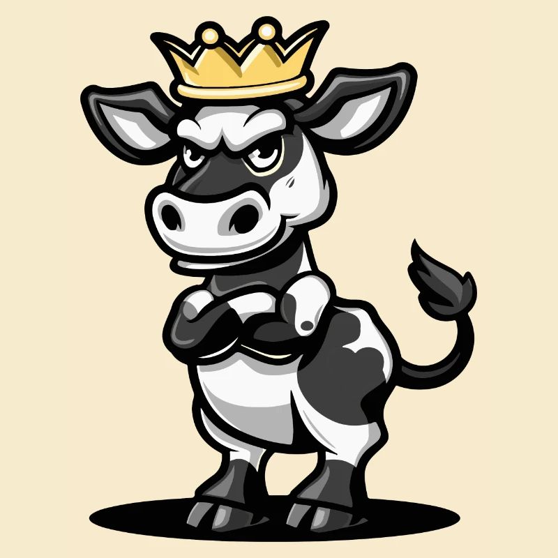 Cow Comic Crown