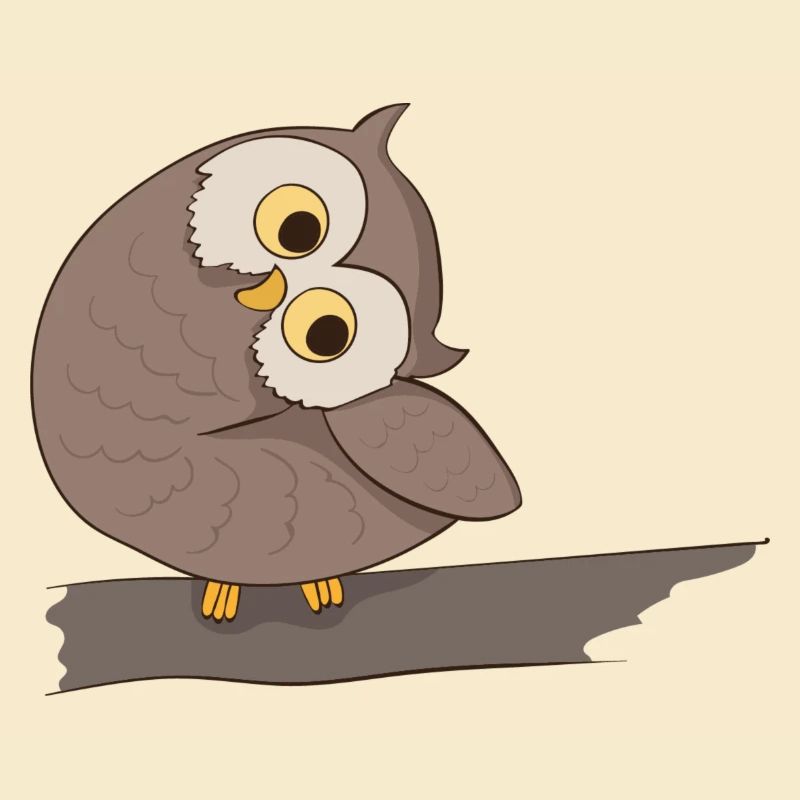 Uhu Eule Comic