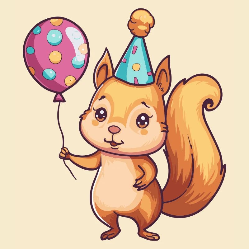 Squirrel Birthday Comic