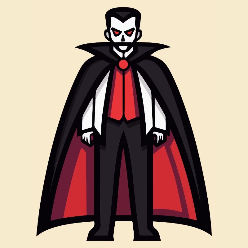 Vampir Halloween Comic