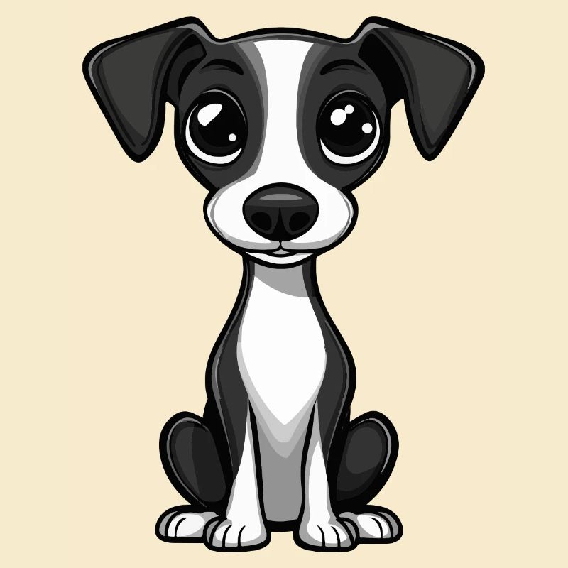 Whippet Chien Comique Bébé