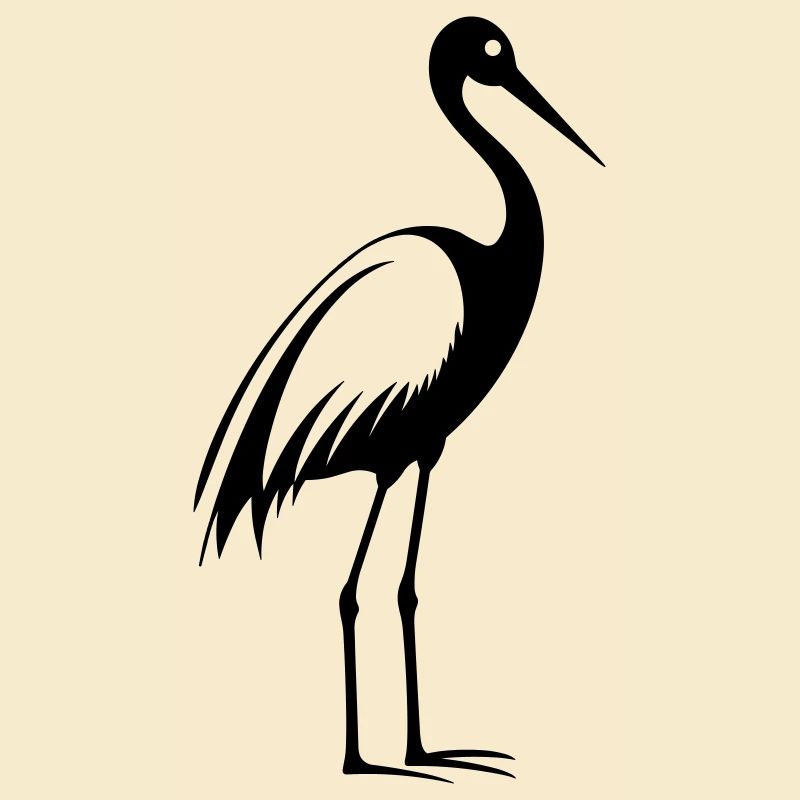 Simple Little Stork