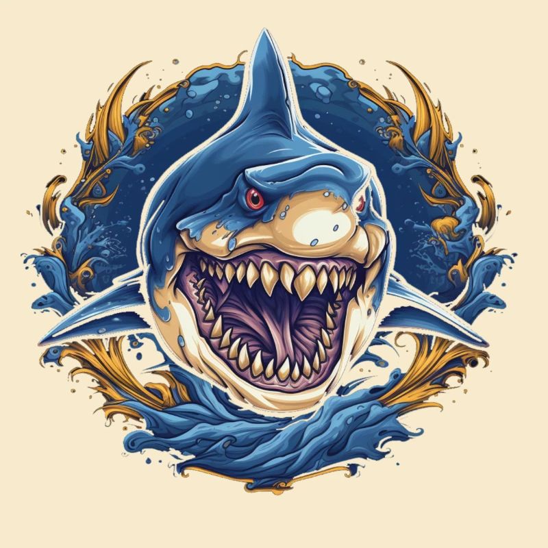 shark fish head 5