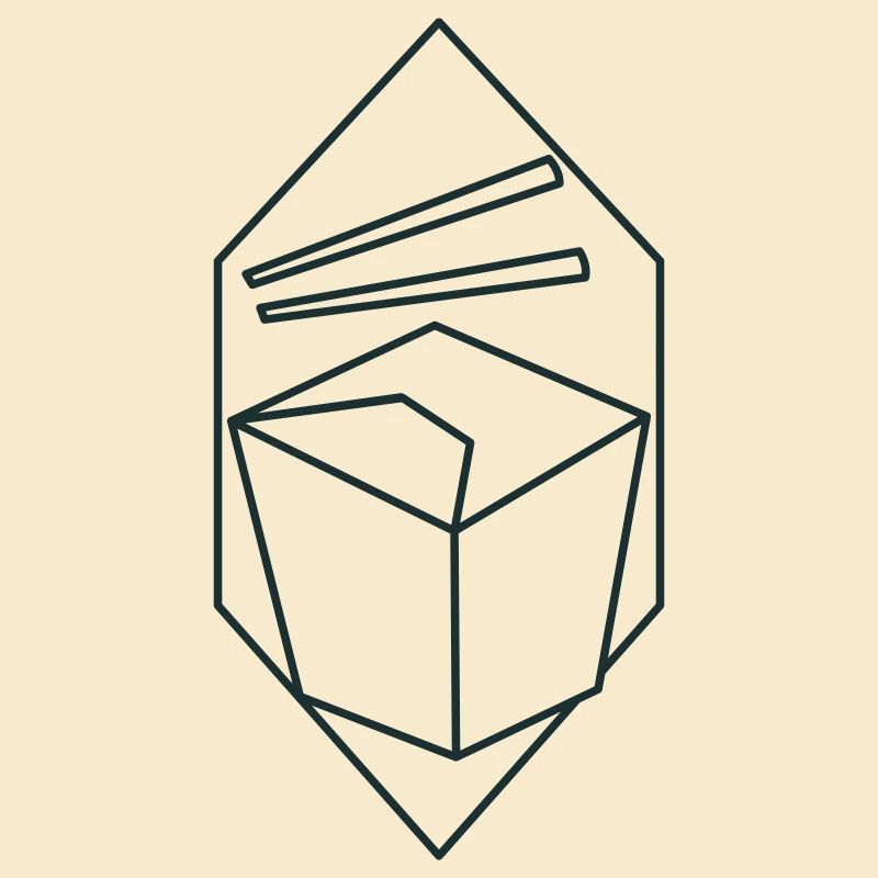 takeout cup container chopsticks