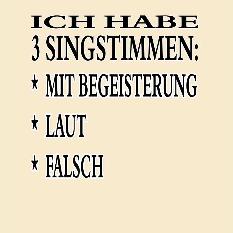 3 Singstimmen dunkel
