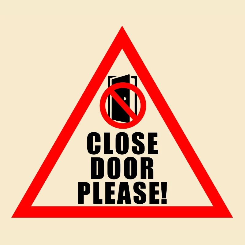 Please close doors | Please close the door