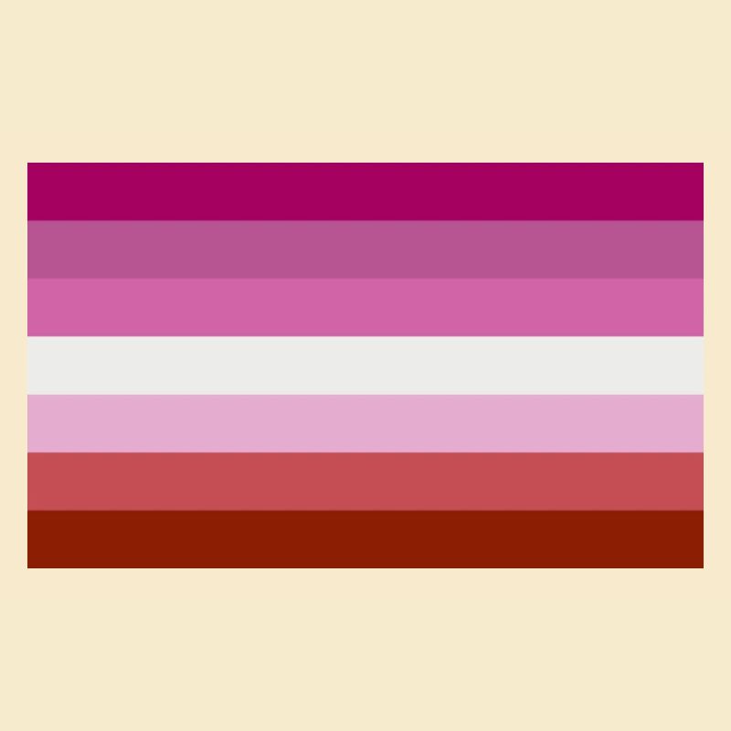 Lesbian flag without lips