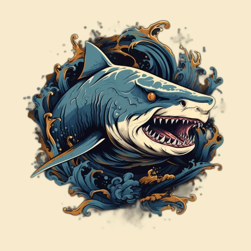Underwater Tribal Shark